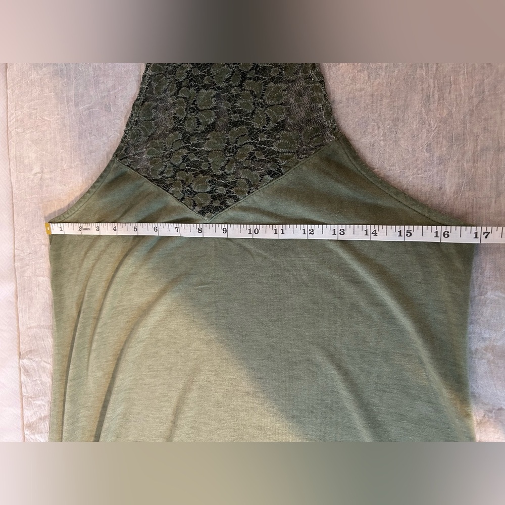 Mudd Olive Green Lace Halter Dress - Picture 9 of 10